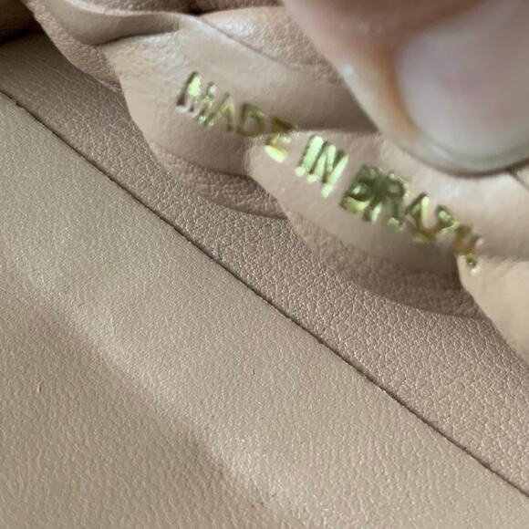 Dolce Vita Nairi Braided Strappy Sandal Heel 11 US Square Toe Tan Nude *Flaw - Picture 16 of 16